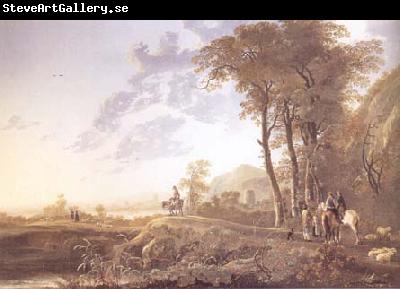 Aelbert Cuyp An Evening Landscape (mk25)